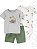 Conjunto Carters 3 peças Verão Menino Jurassico - Imagem 4