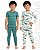 Kit Pijama Infantil Carters 4 Peças Dinoland - Imagem 1