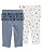 Kit Calça Bebê Carters Floral Blue - Imagem 5