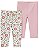Kit Calça Bebê Carters Floral Romantic - Imagem 5