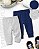 Kit Calça Bebê Carters Cinza e Marinho - Imagem 1