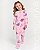 Macacão Pijama Carters Veludo Rosa Jurassico - Imagem 1