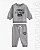 Conjunto Moletom Infantil Tommy Hilfiger Cinza Mescla - Imagem 4