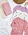 Kit Body Carters Manga Longa Floral Romantico - Imagem 1
