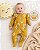 Macacão Bebê Algodão Carters Gold Flowers - Imagem 1