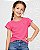 Camiseta Infantil Tommy Hilfiger Manga Flutter Pink - Imagem 1