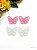 Borboleta Renda Dupla 5cm - 2 uni - Imagem 1