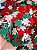 Mix de Mini Flor Prensada 2cm NATAL Poliéster com 100Uni - Imagem 3