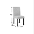 Conjunto 2 Cadeiras Elis para Sala de Jantar Estofada Rustico Malbec/Pecan Dj Móveis - Imagem 3