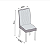 Conjunto 2 Cadeiras Lia para Sala de Jantar Estofada Rustico Malbec/Veludo Kraft Dj Móveis - Imagem 2