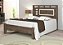 Cama Genova Casal Castanho Off white - Vitamov - Imagem 1