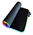 Mouse Pad Com LED RGB KNUP 25CMx35CMx0,4MM KP-S012 Preto - Imagem 1