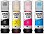 Kit Refil 4 Cores de Tinta Epson T544 544 Original para Ecotank L3150 L3160 L3250 L3210 L1250 L3110 L5190 - Imagem 2