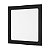 Painel de led quadrado embutir 18w aro preto 3000k - Imagem 1