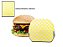 Papel Acoplado Para Lanche e Hamburguers 30x38 cm 500 Folhas (xadrez Amarelo e Branco) - Imagem 1