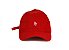 Boné Dad Hat Aba Curva Vermelho - Imagem 1