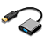 Adaptador Displayport (macho) para VGA (fêmea) - Imagem 1