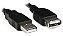 Cabo Extensor USB 2.0 1.80 metros Plus Cable - Imagem 1