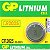 Bateria de Lithium GP Lithium CR2025 3V Cartela 5 Unidades - Imagem 2