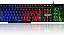 Teclado Gamer Usb Semi Mecânico Iluminado Exbom BK-152C - Imagem 1