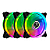 Kit Fan RGB para Gabinete Brazil PC - Imagem 1