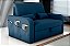 Sofá Cama Lady Dai Matrix 2 Lugares Veludo Azul - Imagem 2