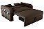 Sofá Cama Lady Dai Matrix 2 Lugares Veludo Marrom - Imagem 3