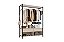 Guarda Roupa Roupeiro Closet Barcelona Industrial Off White - Imagem 1