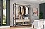 Guarda Roupa Roupeiro Closet Barcelona Industrial Off White - Imagem 3