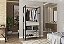 Guarda Roupa Solteiro Closet Aberto Paris Off White - Imagem 3