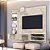 Painel Bancada Suspenso Frizz Supreme Calacata Off White - Imagem 2