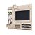 Painel Bancada Suspenso Frizz Supreme Calacata Off White - Imagem 1