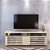 Rack Bancada Frizz Cross Off White com Rodízios TV 65 - Imagem 2