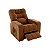 Poltrona Papai Reclinavel MX-7 Azera Veludo Ferrugem - Imagem 3