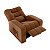 Poltrona Papai Reclinavel MX-7 Azera Veludo Ferrugem - Imagem 4