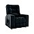 Poltrona Papai Reclinavel MX-7 Azera Veludo Preto - Imagem 1