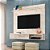 Bancada Suspensa Frizz Sublime Calacata Off White TV 60 Pol - Imagem 3