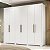 Guarda Roupa Casal 6 Portas Sumatra Branco 267cm - Imagem 3