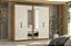 Guarda Roupa 6 Portas com Esp Miro Cinamomo Off White 250cm - Imagem 2