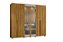 Guarda Roupa 6 Portas com Espelhos Volpi Cinamomo 278cm - Imagem 1