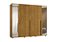 Guarda Roupa 6 Portas com Espelhos Volpi Cinamomo 278cm - Imagem 2