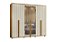 Guarda Roupa 6 Portas com Esp Volpi Cinamomo Off White 278cm - Imagem 1