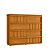 Comoda 8 Gavetas Tarsila Cinamomo 136cm 100%MDF Ripado - Imagem 1