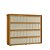 Comoda 8 Gavetas Tarsila Cumaru/Opala 136cm 100%MDF Ripado - Imagem 1