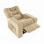 Poltrona Papai Reclinavel MX-7 Azera Suede bege - Imagem 2