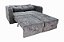 Sofa Cama Reclinavel 2 lugares Kiara Cinza Porta Copos - Imagem 3