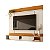 Painel Tv Suspenso até 65 polegadas Aura Cinamomo Off White - Imagem 2