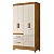 Guarda Roupa Solteiro Madri Freijo Off White 4 portas - Imagem 3