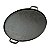 forma de pizza de ferro 25 cm - Imagem 1
