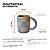 caneca de pedra sabão xadrez - Imagem 6
